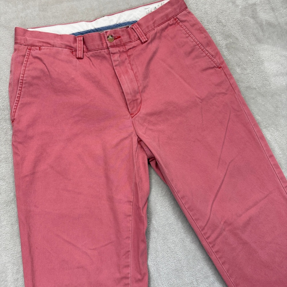 Polo Ralph Lauren Pants Mens 31x30 Chino Trouser Classic Fit Coral Pink Straight